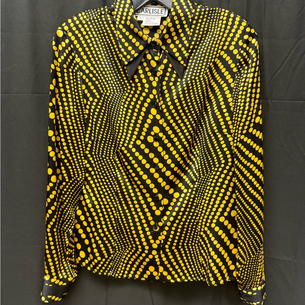 Vintage Carlisle silk shirt